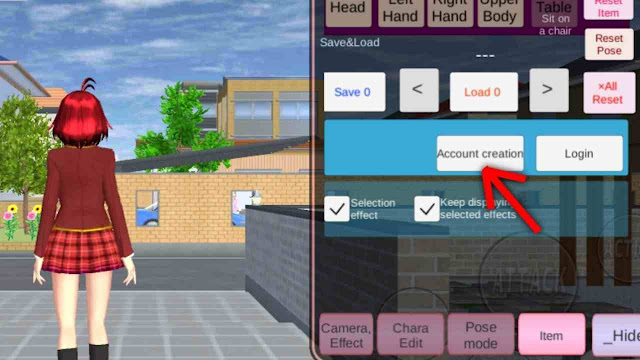Cara Login di Sakura School Simulator