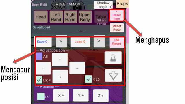 cara membuat rumah sakura school simulator