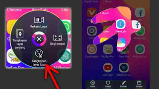 Cara Screenshot dan Rekam Layar di HP Vivo Y91 (Screenshot 3 Jari dan Tombol Fisik)