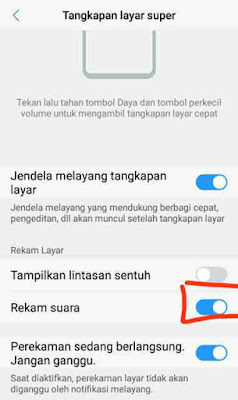 Cara Screenshot dan Rekam Layar di HP Vivo Y91 (Screenshot 3 Jari dan Tombol Fisik)