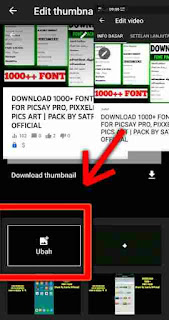 Cara Menambahkan/Mengganti Thumbnail Video YouTube Dengan HP Android
