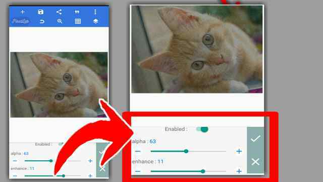cara membuat efek noise pada foto di hp
