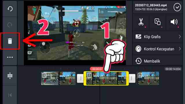 cara memotong video di kinemaster