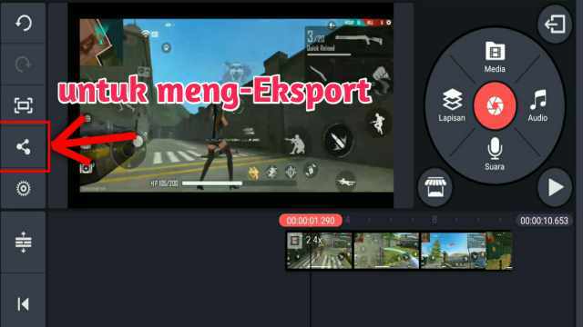 cara menyimpan video di kinemaster