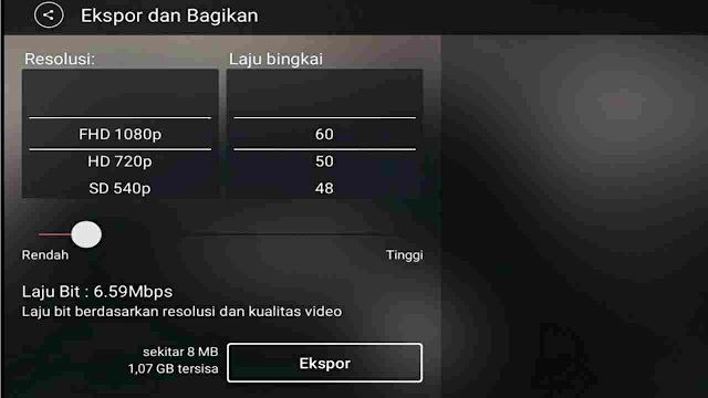cara menyimpan video di kinemaster