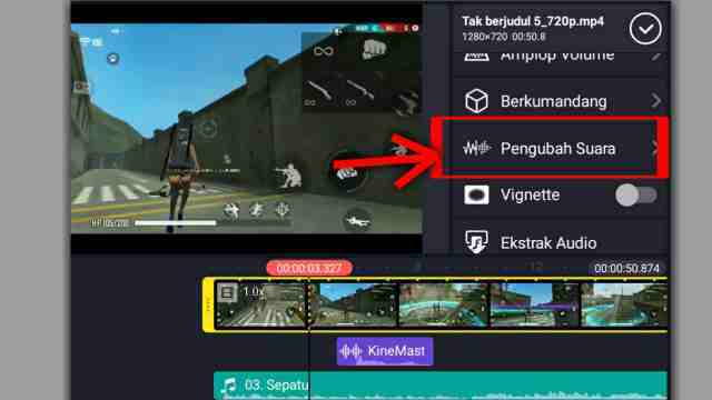 Cara Mengubah Suara di KineMaster