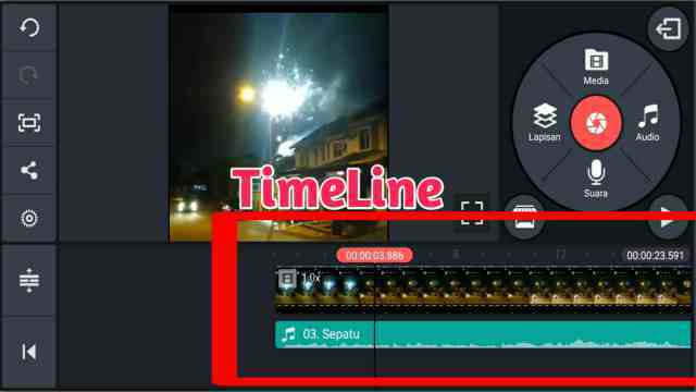 cara membuat video lirik lagu di kinemaster