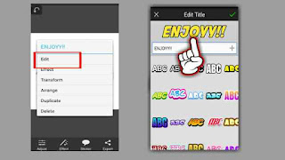 cara warna teks di picsay pro