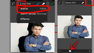 cara membuat bayangan pada foto di picsay pro