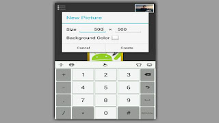 cara background berwarna di picsay pro