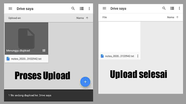 Cara Upload File di Google Drive