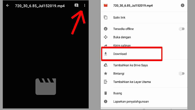 Cara Download File Google Drive