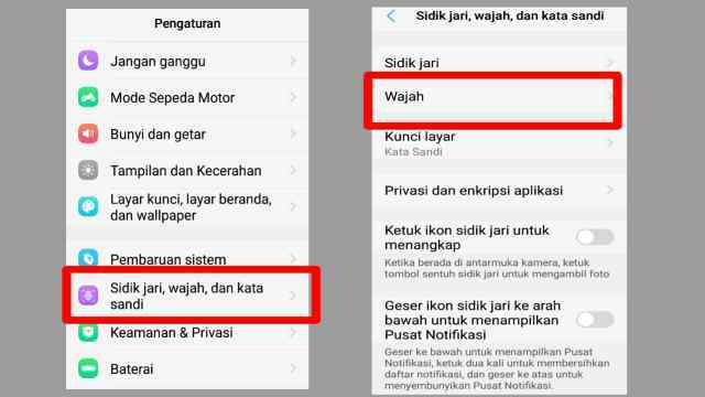 Cara Mengaktifkan kunci wajah HP Vivo Semua Tipe Cara Mengaktifkan Sidik kunci wajah Vivo Semua Tipe
