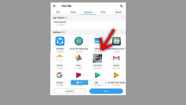 Cara Kirim FF Lewat Shareit