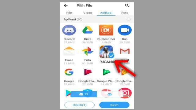 Cara Mengirim PUBG Mobile Lewat SHAREit