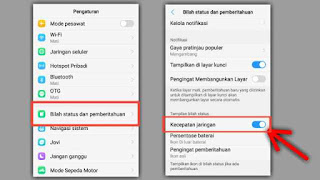 Cara Menampilkan Kecepatan Internet di Status Bar HP Vivo