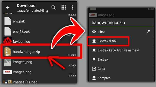 cara ekstrak file di zarchiver cara ekstrak file di zarchiver