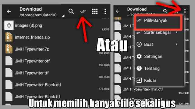 cara kompres file di zarchiver cara kompres file di zarchiver