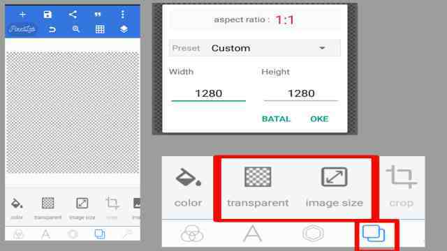 Cara membuat twibbon di pixellab