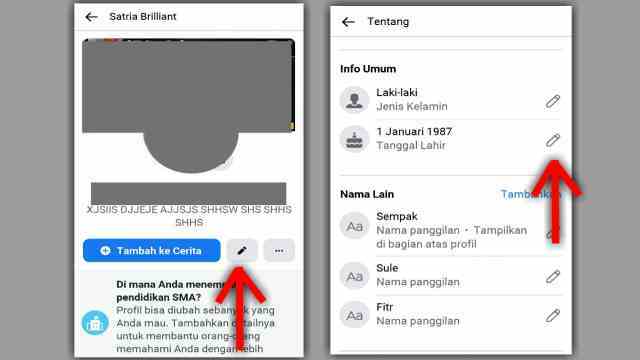 Cara Menyembunyikan Tanggal Lahir FB