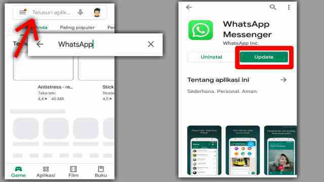 Cara Memperbarui WA