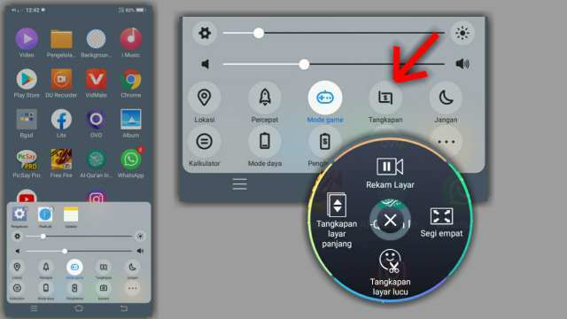 Cara screenshot di vivo y30