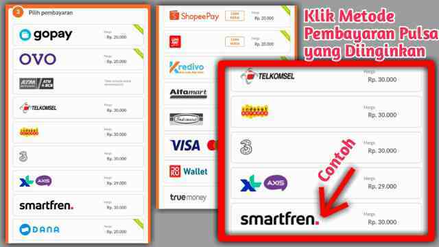 cara top up diamond free fire di codashop pakai pulsa Smartfren cara top up diamond free fire di codashop pakai pulsa smartfren