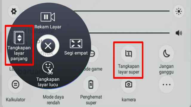Cara screenshot panjang di hp vivo tanpa aplikasi