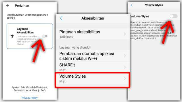 Cara mengubah tampilan style volume volume di hp android Cara mengubah style panel volume di hp android