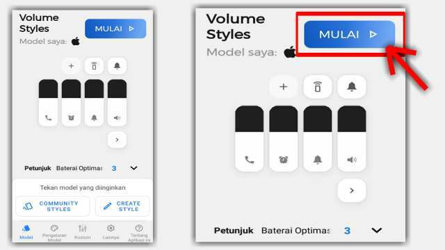 Cara mengubah Gaya volume di hp android Cara mengubah gaya volume di hp android