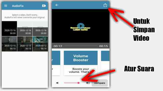 cara memperbesar suara video yang kecil