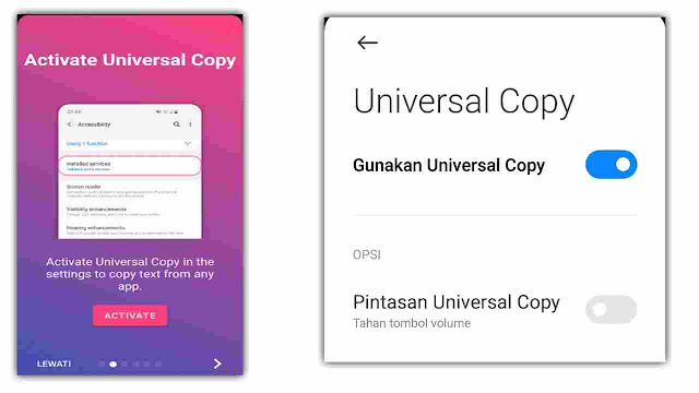 Cara Salin Teks dari Aplikasi