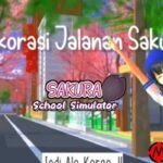 id dekorasi jalanan sakura school simulator