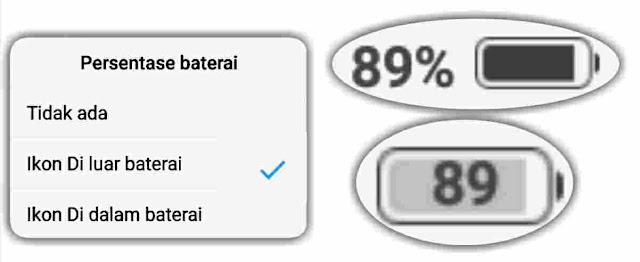 Cara Menampilkan Presentasi Baterai di HP Vivo Semua Tipe