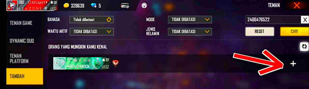 Cara Menambahkan Teman di FF Cara Menambahkan Teman di FF