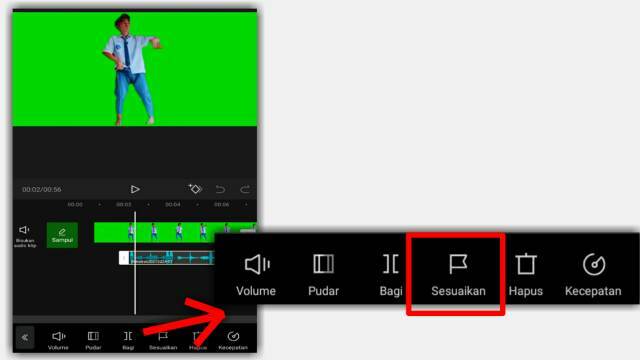 cara menandai beat capcut