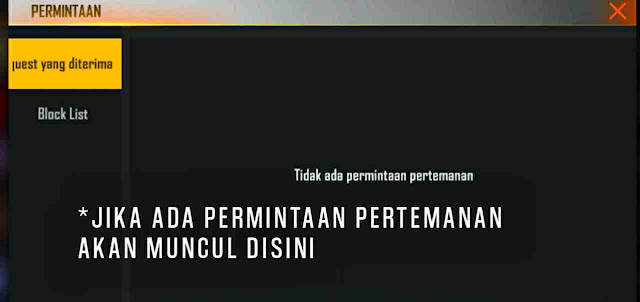 Cara Menerima Pertemanan di FF Cara Menerima Pertemanan di FF