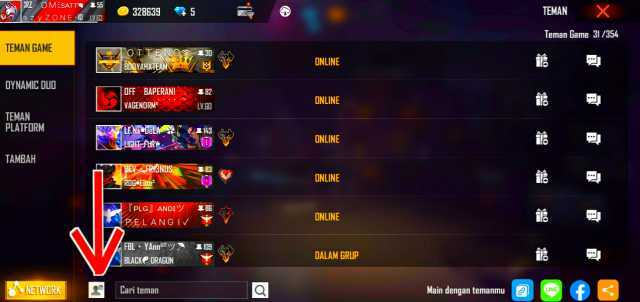 Cara Menerima Pertemanan di FF Cara Menerima Pertemanan di FF