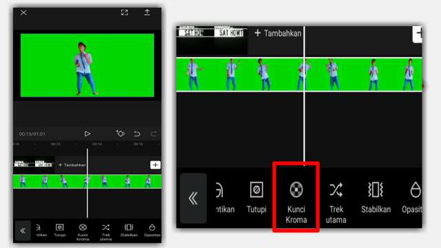 Cara Menghilangkan Greenscreen di CapCut