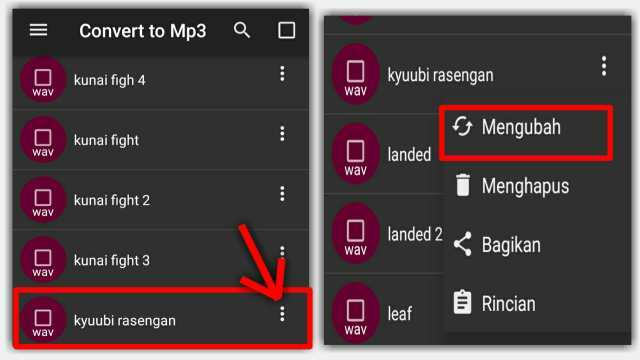 Cara mengubah wav ke mp3 Cara mengubah wav ke mp3