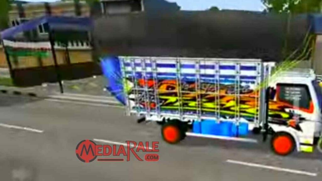Mod BUSSID Truck Canter Muatan Berat