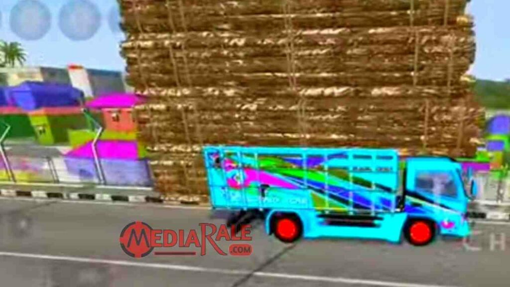 Mod BUSSID Truck Canter Muatan Berat