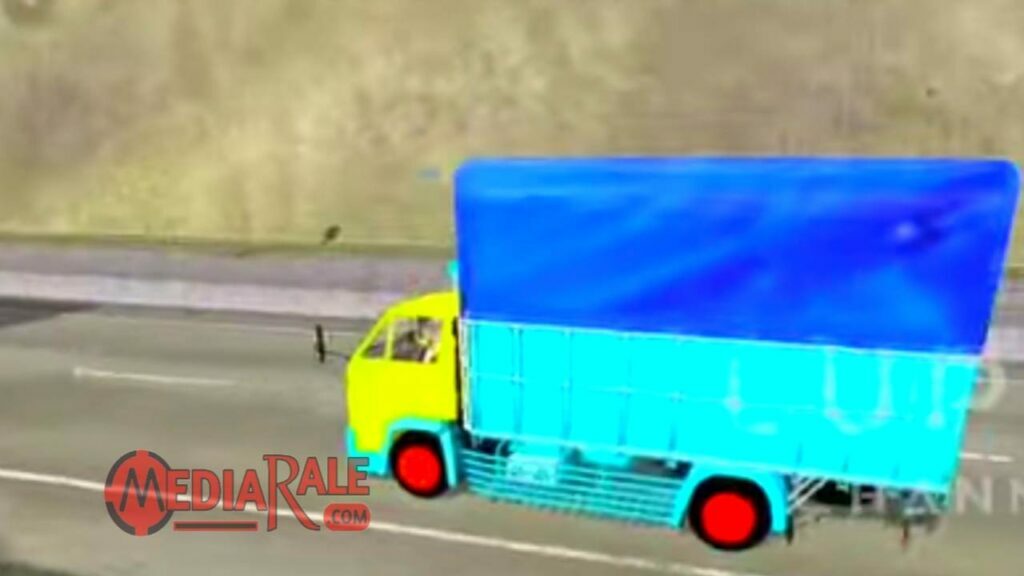 Mod BUSSID Truck Canter Muatan Berat