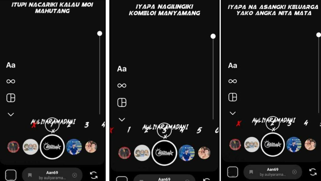 Filter IG Kata-Kata Bugis
