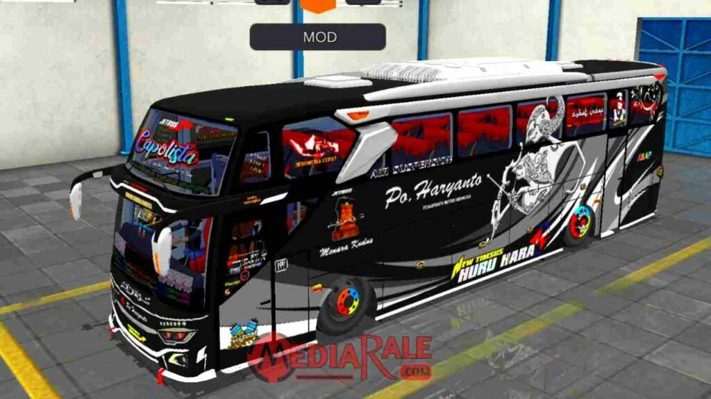 mod bussid bus po haryanto