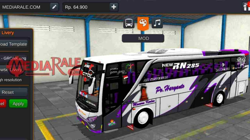 mod bussid bus po haryanto