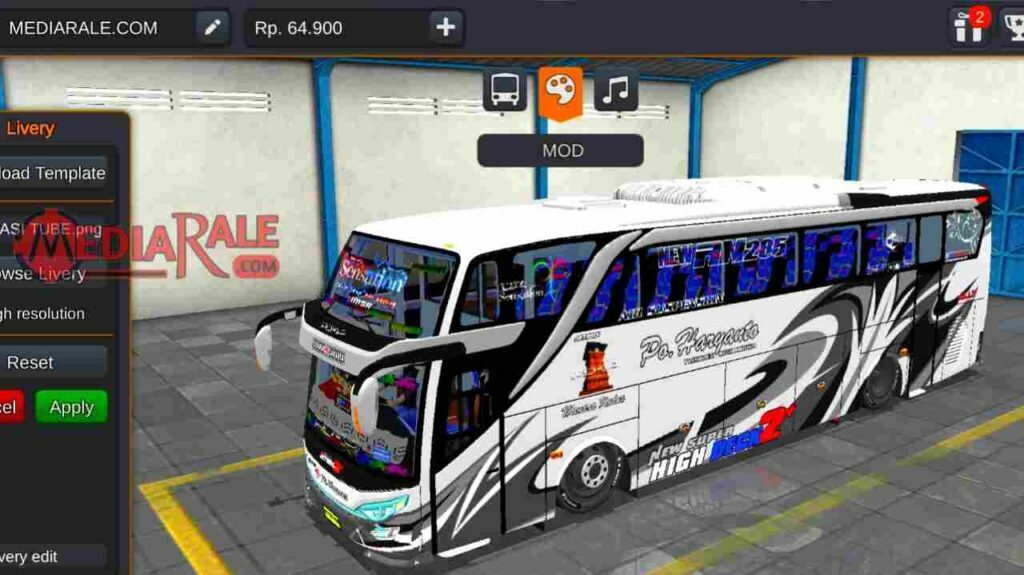 mod bussid bus po haryanto