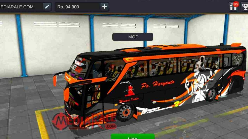 mod bussid bus po haryanto