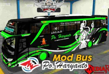 mod bussid bus po haryanto