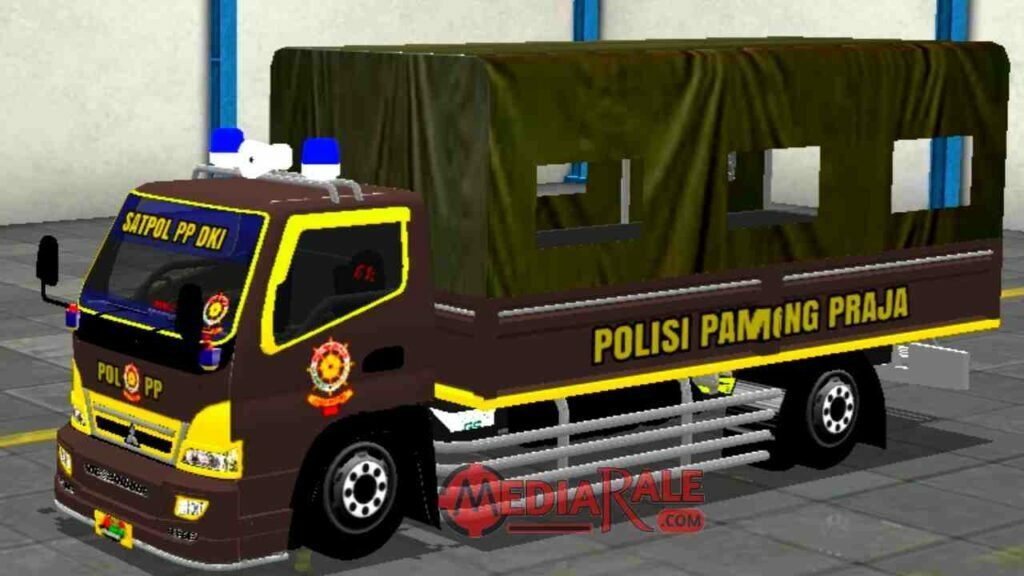 mod bussid mobil polisi